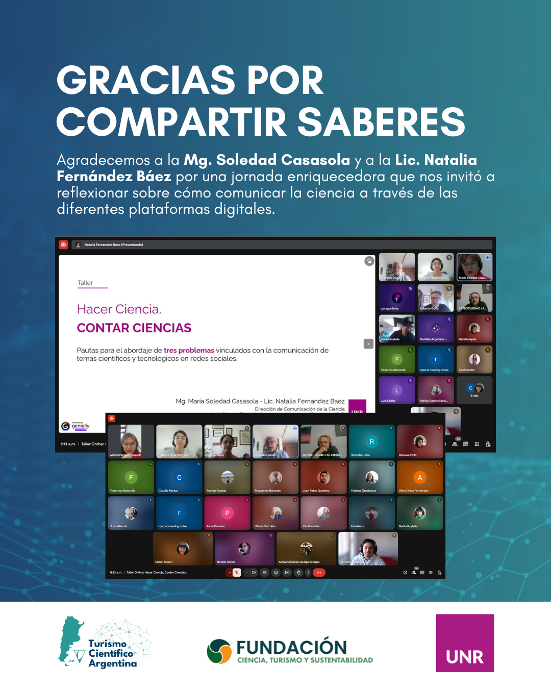 Taller Hacer Ciencia, Contar Ciencias