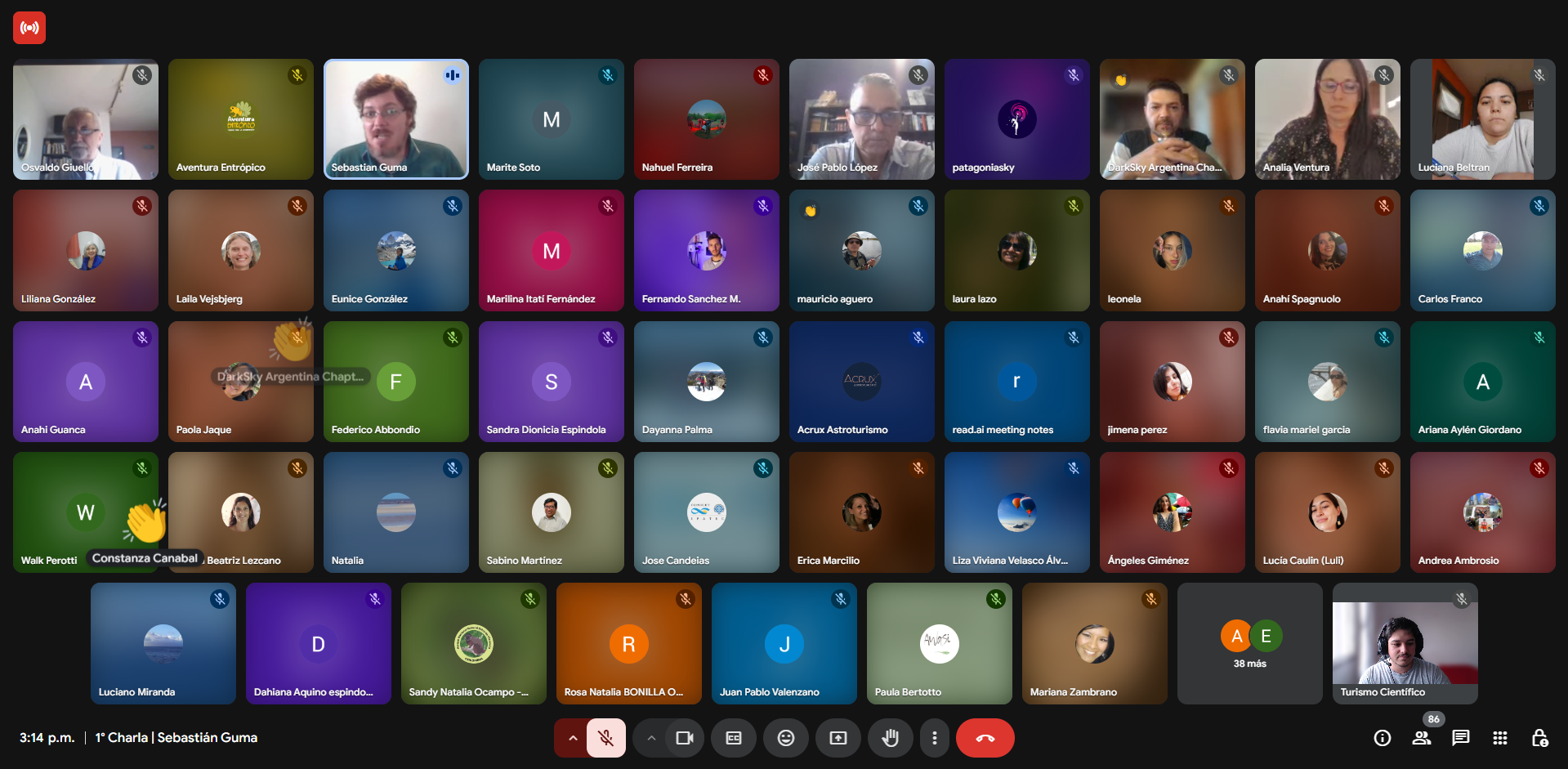 turismo científico - primer charla