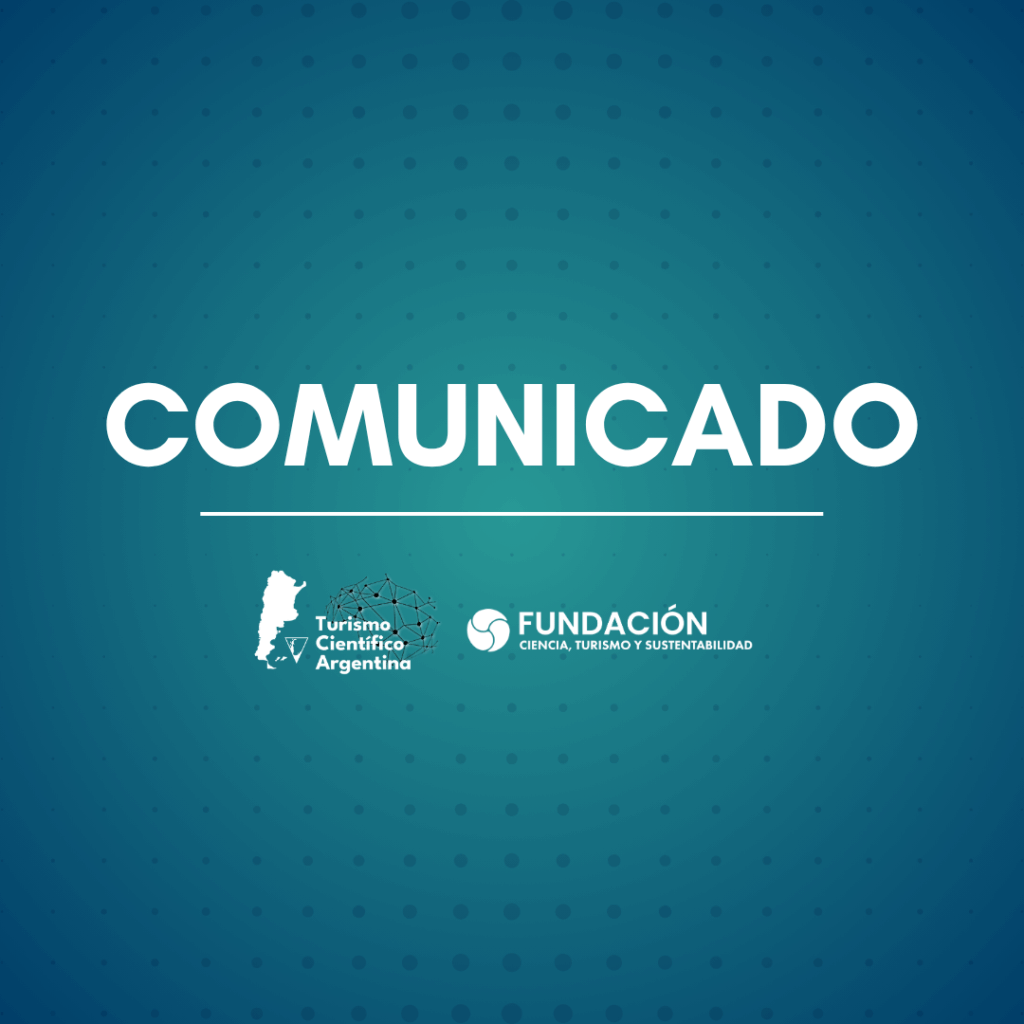 Comunicado Red de turismo científico Argentina