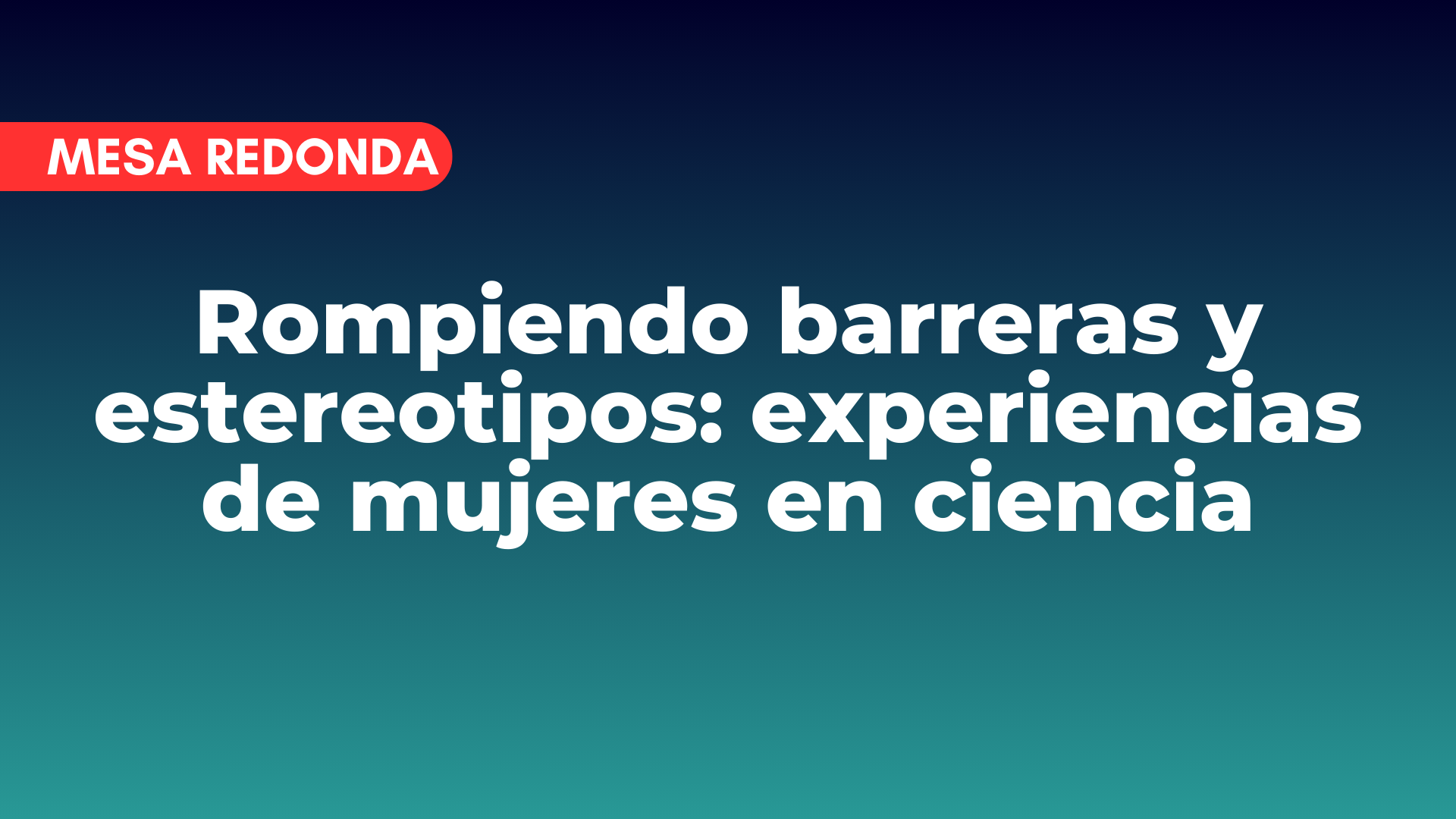 Mesa redonda sobre mujeres en ciencia en Argentina organizada por la Red de Turismo Científico Argentina