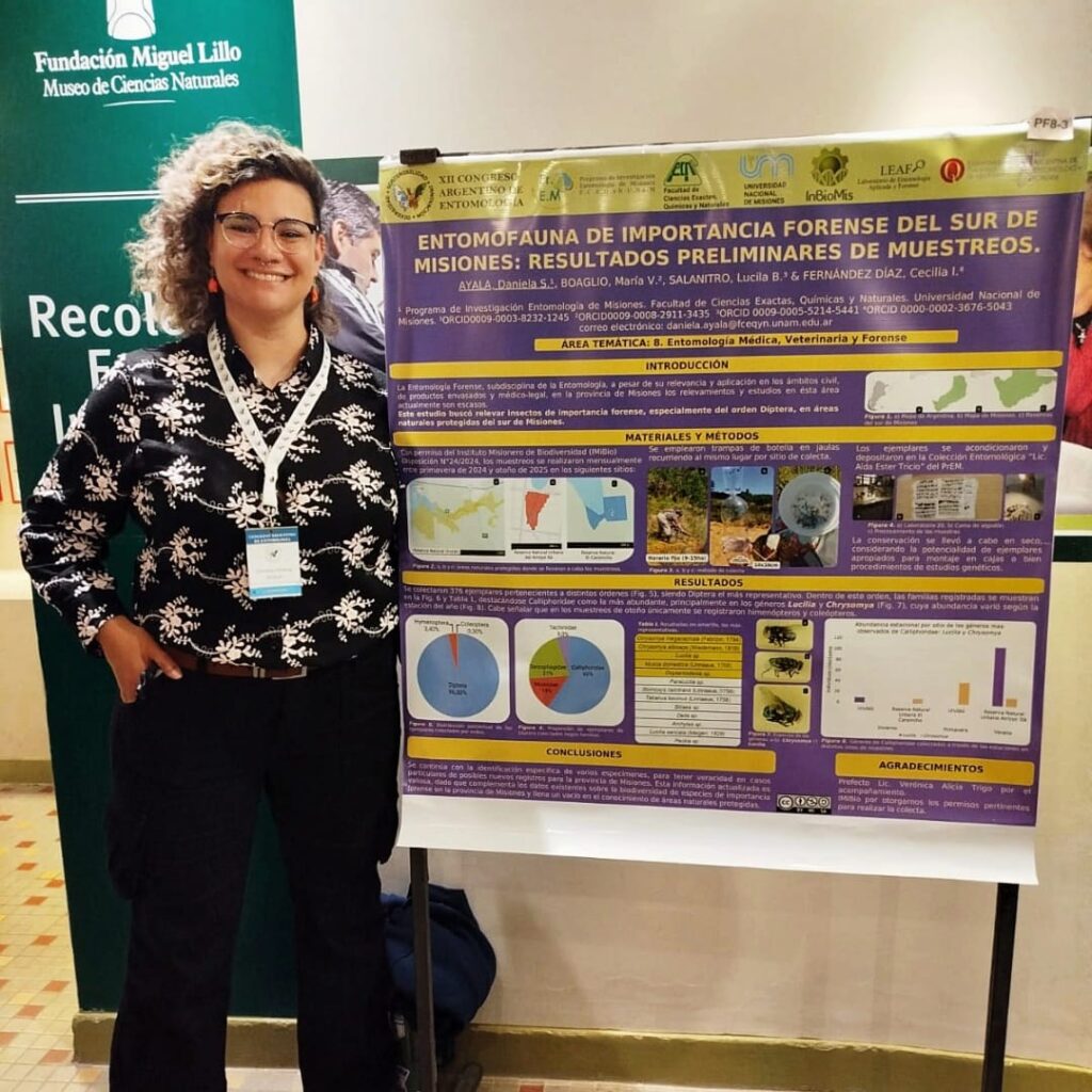 Daniela Ayala moderadora del Nodo NEA en mesa redonda por el Día Internacional de la Mujer y la Niña en la Ciencia en Argentina